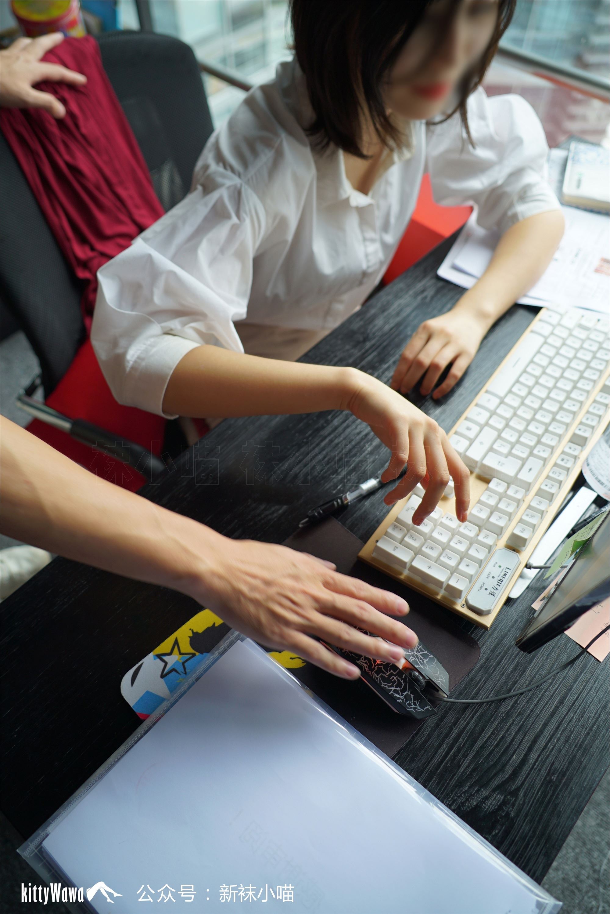 kittyWawa袜小喵故事集  KTS014 加班